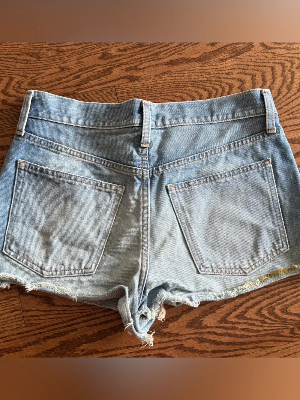 J. Crew Light Blue Denim Relaxed Shorts (27)